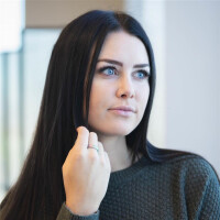 57 (18.1) Regenbogen Ring sand-gestrahlt Diamantoptik Edelstahl