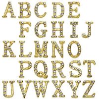 A - Anh&auml;nger Buchstaben Gold Messing Unisex
