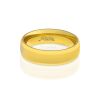 64 (20.4) Ring abgerundete Kanten Gold aus Edelstahl Unisex