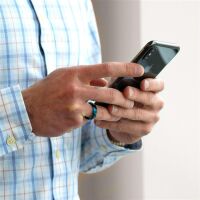 52 (16.6)Blauer Ring Edelstahl klassisch für Damen & Herren 52 (16.6)