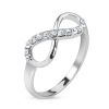 Ring Infinity Silber aus Messing Damen
