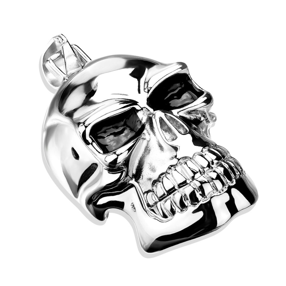 Anhänger Totenkopf Skull XXL Silber aus Edelstahl Unisex, 46,99 €