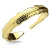 Gold - Federn Zehenring Damen GOLD / SILBER / ROSEGOLD (Zehring Fussschmuck Fussring Toe-Ring Nail Ring Nagelring biegbar verstellbar) Gold