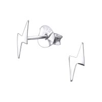 Ohrstecker Blitz aus 925 Silber Damen