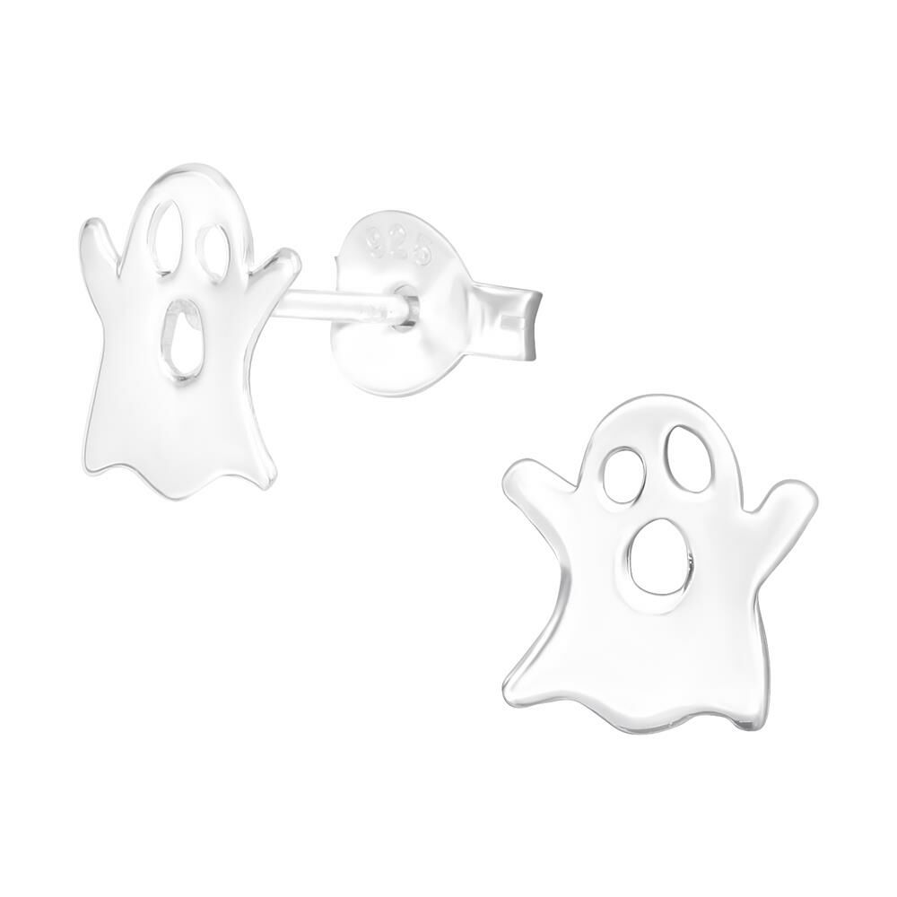 Ohrstecker Geist für Halloween-Fans aus 925 Silber