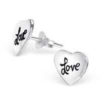 Ohrstecker Love aus 925 Silber Damen