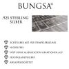 Ohrstecker Yin & Yang 4mm aus 925 Silber Damen