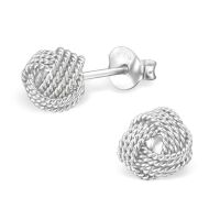 Ohrstecker Knot aus 925 Silber Damen