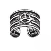 Ohrklemme Peace aus 925 Silber Damen