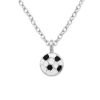 Kette Fussball aus 925 Silber Damen