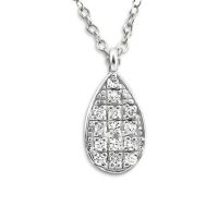 Kette Tr&auml;nen aus 925 Silber Damen