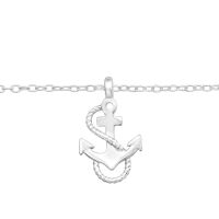 Fusskette Anker Silber 925 Silber Damen