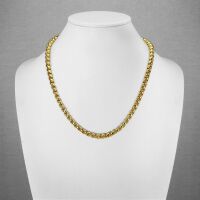 Venezianerkette Gold 4 mm aus Edelstahl Unisex