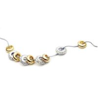 Kette Loops Silber aus Messing Damen