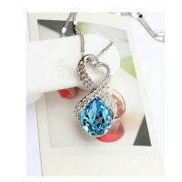 Kette Teardrop Silber aus Messing Damen