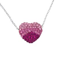 Kette Pink Heart Silber aus 925 Silber