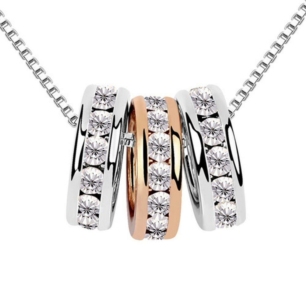 Kette Loops rund Silber aus Messing Damen