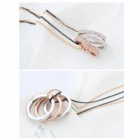 Kette Sparkle Silber aus Messing f&uuml;r Damen