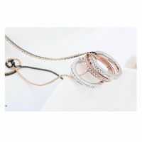 Kette Sparkle Silber aus Messing für Damen