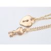 Kette Key to your Heart Rosegold aus Messing Damen