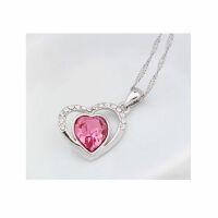 Kette Crazy Heart Silber aus Messing für Damen