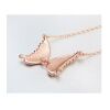 Kette Schmetterling Rosegold aus Messing Damen