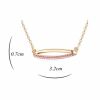 Kette Pink Barrette Gold aus Messing Damen