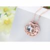 Kette Mond & Sterne Rosegold aus Messing Damen