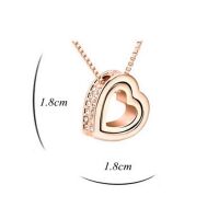 Kette Love you forever Rosegold aus Messing Damen