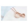 Kette Love you forever Rosegold aus Messing Damen