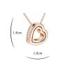 Kette Love you forever Rosegold aus Messing Damen