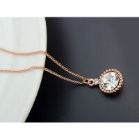 Kette Shiny Rosegold aus Messing Damen