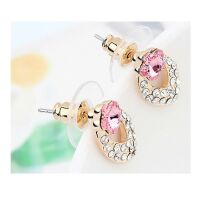 Ohrstecker Blossom Gold aus Messing Damen