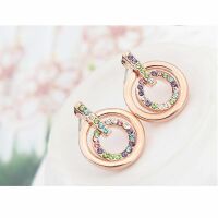 Ohrstecker Sweets Rosegold aus Messing Damen