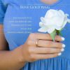 49 (15.6) Ring Rosegold mit Zirkonia Kristall Stein aus Edelstahl hochglanzpoliert für Damen Verlobungsring