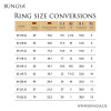 67 (21.3) Bungsa© TITANIUM RING schwarz-gold - Ring aus Titan für DAMEN & HERREN - schwarzer Schmuckring mit Gold Linie - Titan Ringe schwarz - schwarzer TITANRING