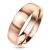 57 (18.1) Bungsa© rosegoldener RING für Damen & Herren - Rosé Rosegold - Damenring aus EDELSTAHL matt - edler Edelstahlring geeignet als Verlobungsringe, Freundschaftsringe & Partnerringe