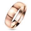 67 (21.3) Bungsa© rosegoldener RING für Damen & Herren - Rosé Rosegold - Damenring aus EDELSTAHL matt - edler Edelstahlring geeignet als Verlobungsringe, Freundschaftsringe & Partnerringe