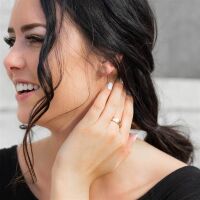 70 (22.3) Bungsa rosegoldener RING - Rosé Rosegold - Damenring