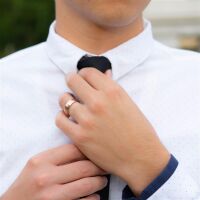 70 (22.3) Bungsa rosegoldener RING - Rosé Rosegold - Damenring