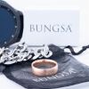 70 (22.3) Bungsa rosegoldener RING - Rosé Rosegold - Damenring
