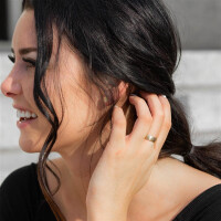 60 (19.1) Bungsa© goldener RING für Damen & Herren - Gold - Damenring