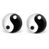 Ohrstecker Yin & Yang 10mm aus 925 Silber für Damen