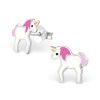 Ohrstecker Einhorn Unicorn aus 925 Silber für Kinder