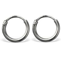 Creolen klassisch aus 925 Silber Damen
