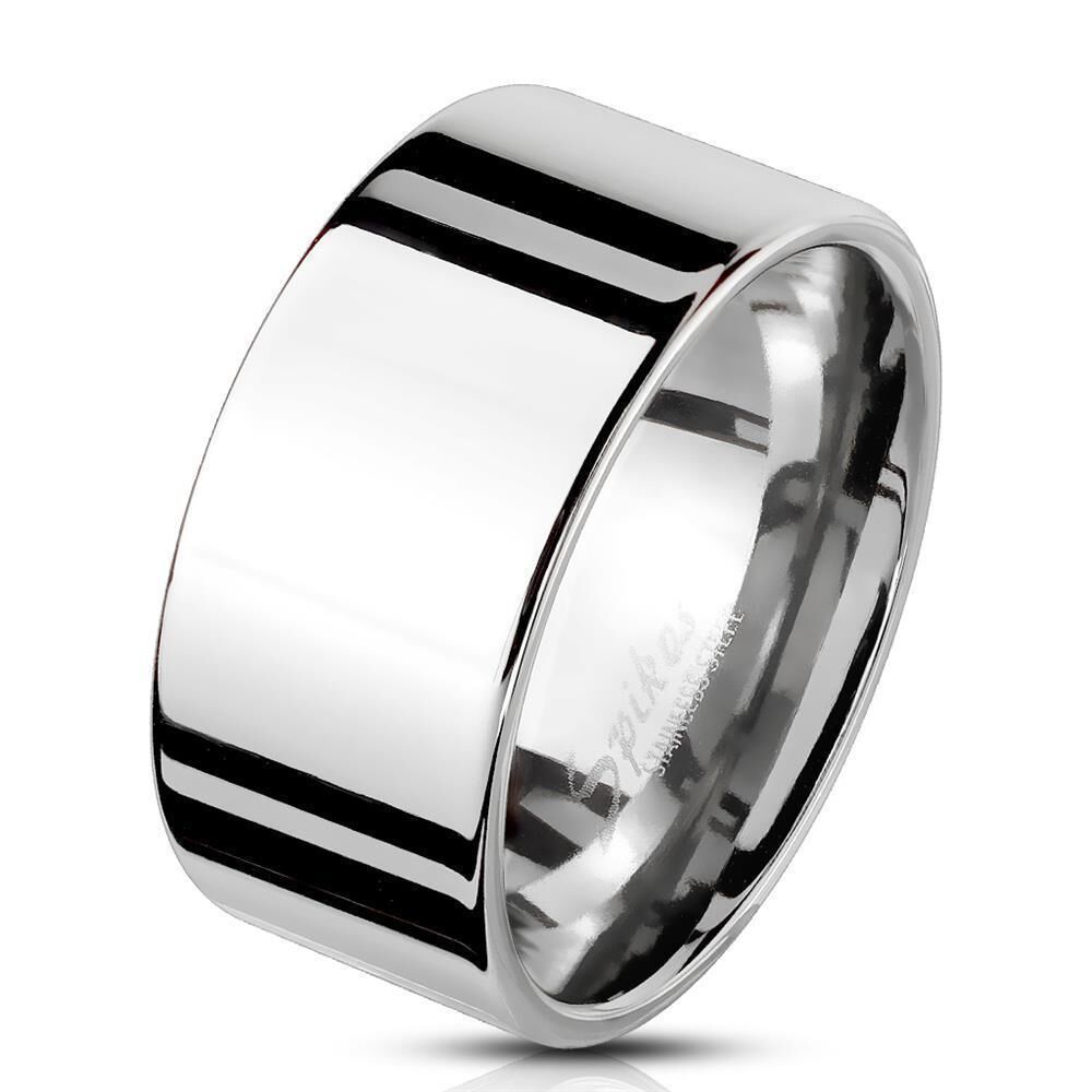 70 (22.3) Ring breit silber aus Edelstahl Herren