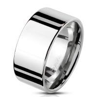 70 (22.3) Ring breit silber aus Edelstahl Herren