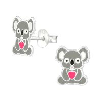 Ohrstecker Koala aus 925 Silber Kinder