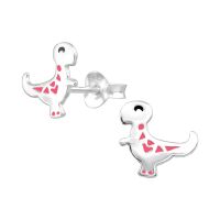 Ohrstecker Dinosaurier aus 925 Silber Kinder