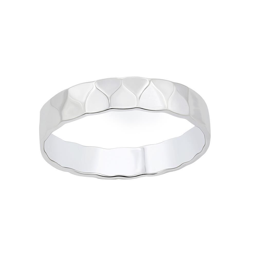 Ring gehämmert aus 925 Silber Damen